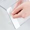 mDesign Modern Plastic Adhesive Storage Bin Container for Office, 2 Pack - Clear